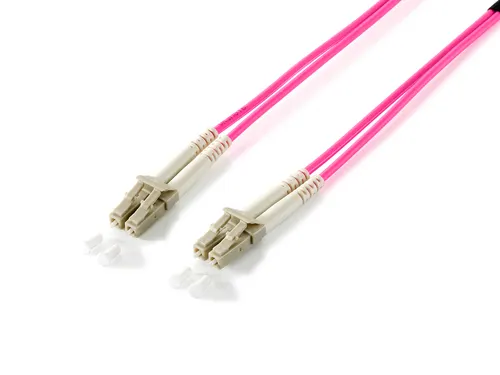 Equip 255516 kabel InfiniBand / światłowodowy 10 m LC Beżowy, Fioletowy