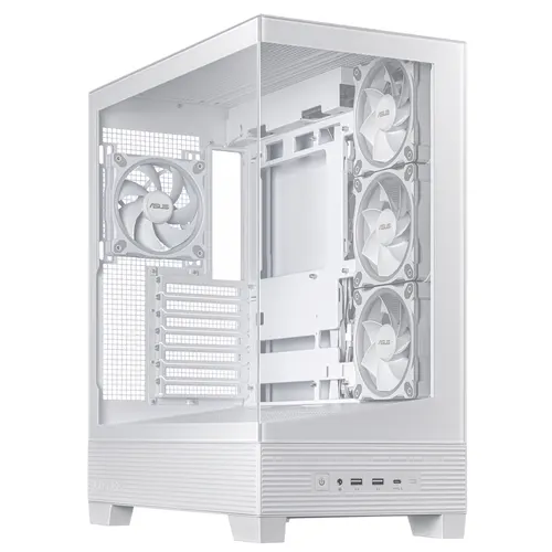 ASUS A31 Plus TG ARGB WHITE Midi Tower Biały