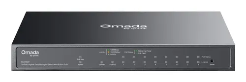 TP-Link Omada ES210GP przełącznik sieciowy Zarządzany L2 Gigabit Ethernet (10/100/1000) Obsługa PoE Szyna DIN Czarny