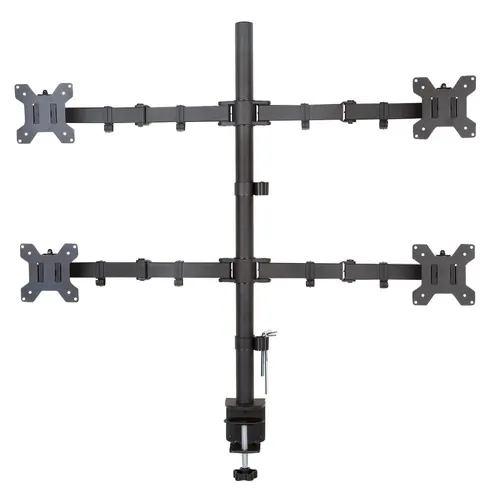 Techly ICA-LCD 382-Q uchwyt / stojak do monitorów 68,6 cm (27") Biurko Czarny