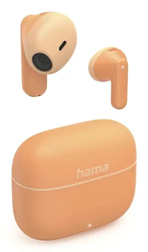 Hama Freedom Light II Zestaw słuchawkowy True Wireless Stereo (TWS) Douszny Połączenia/muzyka Bluetooth Pomarańczowy