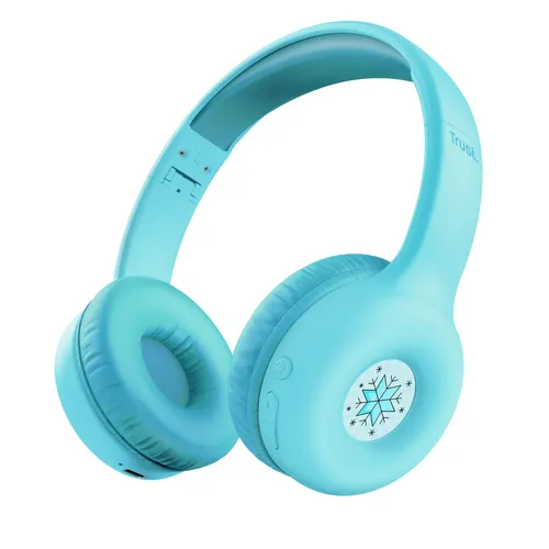 Trust Nouna Zestaw słuchawkowy Przewodowy i Bezprzewodowy Opaska na głowę Połączenia/muzyka USB Type-C Bluetooth Niebieski