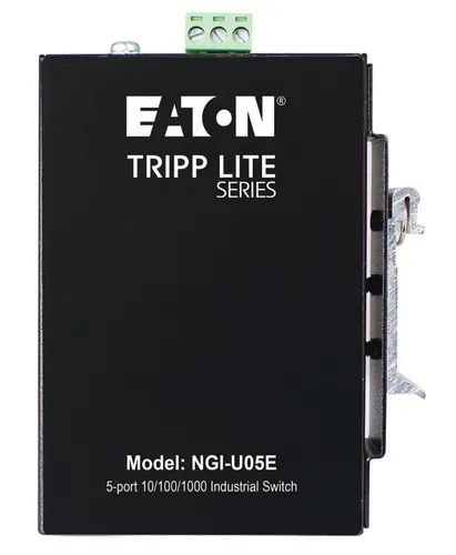Eaton NGI-U05E przełącznik sieciowy Nie zarządzany Gigabit Ethernet (10/100/1000) Szyna DIN Czarny