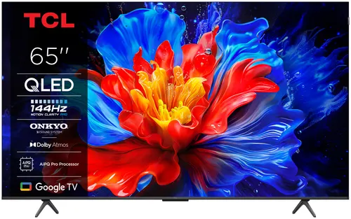 TCL P8K 65P8K Telewizor 165,1 cm (65") 4K Ultra HD Smart TV Wi-Fi Metaliczny 350 cd/m²