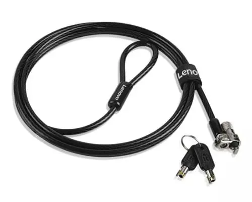 Lenovo 4XE1L68273 zapięcie do kabli Czarny 1,8 m
