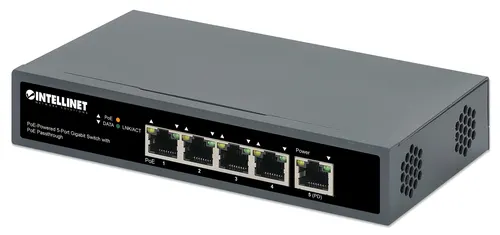 Intellinet 561808 przełącznik sieciowy Gigabit Ethernet (10/100/1000) Obsługa PoE