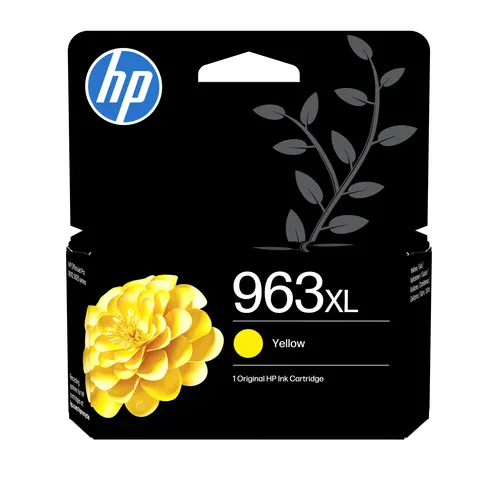 HP 963XL oryginalny wysokowydajny wkład atramentowy żółty (3JA29AE)