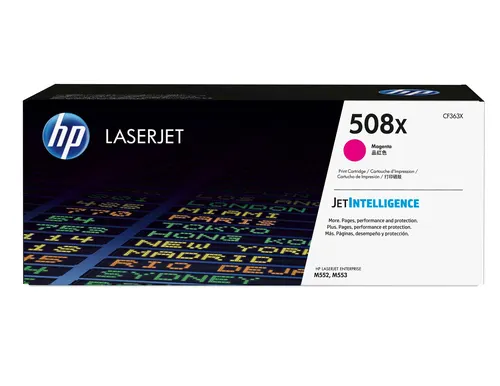 HP 508X oryginalny wkład laserowy o dużej pojemności, purpurowy
