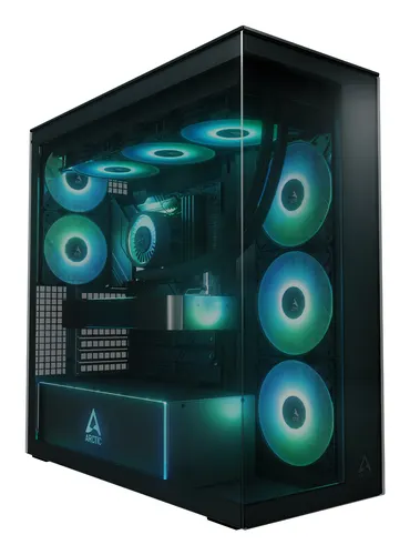 ARCTIC Xtender Black (Tinted Glass) Midi Tower Czarny