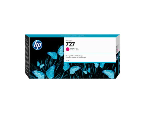 HP Purpurowy wkład atramentowy 727 DesignJet 300 ml
