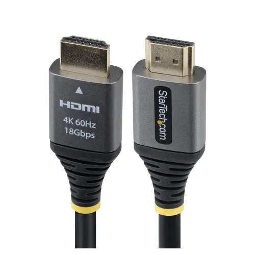 StarTech.com HDMMV5F kabel HDMI 1,5 m HDMI Typu A (Standard) Czarny, Srebrny