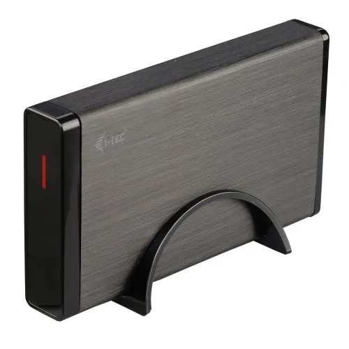 i-tec MYSAFE35U401 obudowa do dysków twardych Obudowa HDD Czarny, Metaliczny 3.5"