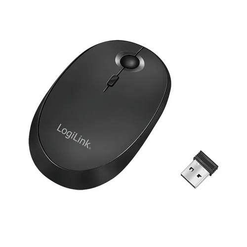 LogiLink ID0204 myszka Biuro Oburęczny RF Wireless + Bluetooth 1600 DPI