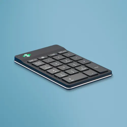 R-Go Tools Klawiatura numeryczna R-Go Numpad Break, ergonomiczna klawiatura numeryczna z oprogramowaniem pauzy, Bluetooth, czarna