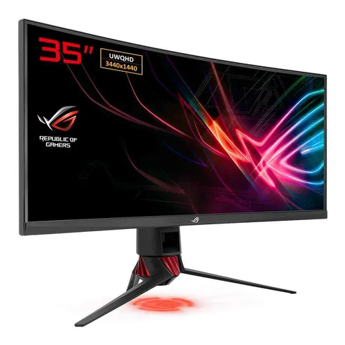 ASUS ROG Strix XG35VQ monitor komputerowy 88,9 cm (35") 3440 x 1440 px UltraWide Quad HD LED Czarny