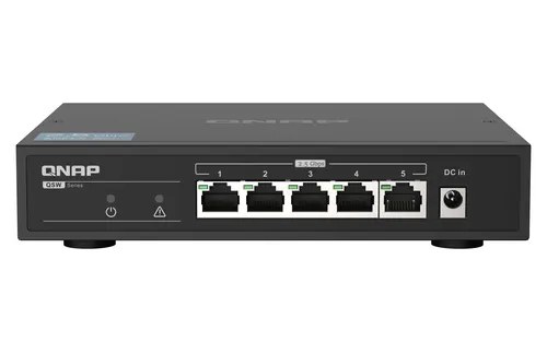 QNAP QSW-1105-5T przełącznik sieciowy Nie zarządzany Gigabit Ethernet (10/100/1000) Czarny