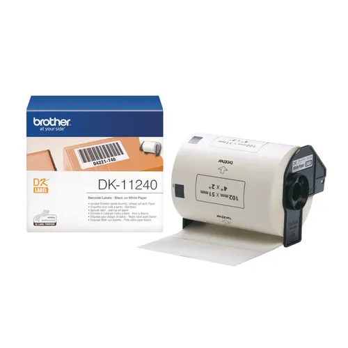 Brother DK-11240 etykiet do nadruku Biały