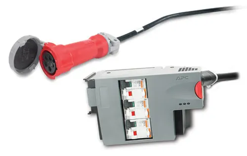 APC 3 Pole 5 Wire RCD 16A 30mA IEC309 rozdzielacz zasilania PDU Szary, 3,2 m