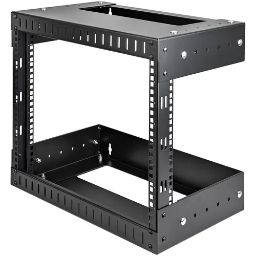 StarTech.com RK812WALLOA stojak 8U Szafa wisząca Czarny