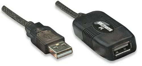 Manhattan 150248 kabel USB USB 2.0 10 m USB A 0,48 Gbit/s Czarny