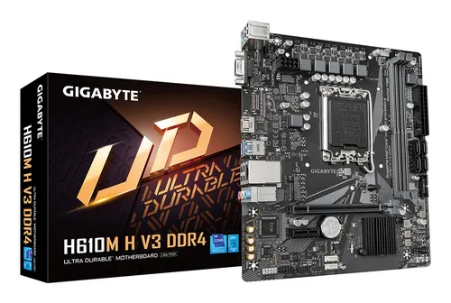 GIGABYTE H610M H V3 DDR4 płyta główna Intel H610 Express LGA 1700 micro ATX