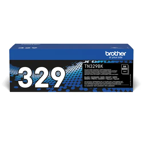 Brother TN-329BK kaseta z tonerem 1 szt. Oryginalny Czarny