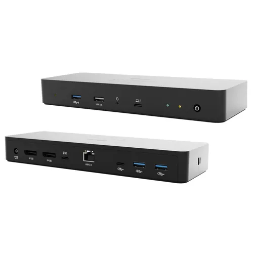 i-tec TB4INTGDUAL4KDOCPDUK stacja dokująca Przewodowa Thunderbolt 4 Czarny