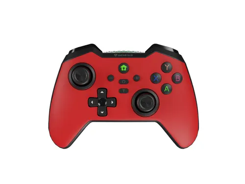 GENESIS Mangan 400 Red Czerwony Bluetooth Gamepad Analogowa/Cyfrowa Android, MAC, Nintendo Switch, PC, iOS