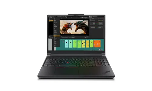 Lenovo ThinkPad P16 Gen 3 Intel Core Ultra 9 275HX Laptop 40,6 cm (16") WUXGA 64 GB DDR5-SDRAM 1 TB SSD NVIDIA RTX PRO 4000 Blackwell Wi-Fi 7 (802.11be) Windows 11 Pro Czarny Angielski