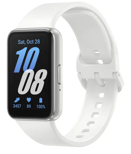 Samsung Galaxy Fit3 4,06 cm (1.6") AMOLED 40 mm Cyfrowy 256 x 402 px Ekran dotykowy Srebrny