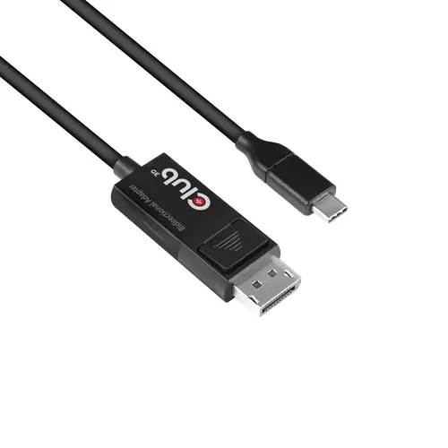 CLUB3D CAC-1557 adapter kablowy 1,8 m USB Type-C DisplayPort Czarny