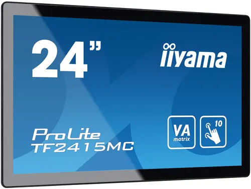 iiyama ProLite TF2415MC-B2 monitor komputerowy 60,5 cm (23.8") 1920 x 1080 px Full HD LED Ekran dotykowy Przeznaczony dla wielu użytkowników Czarny