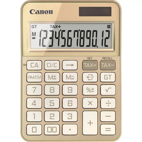 Canon KS-125KB kalkulator Desktop Podstawowy kalkulator Złoto