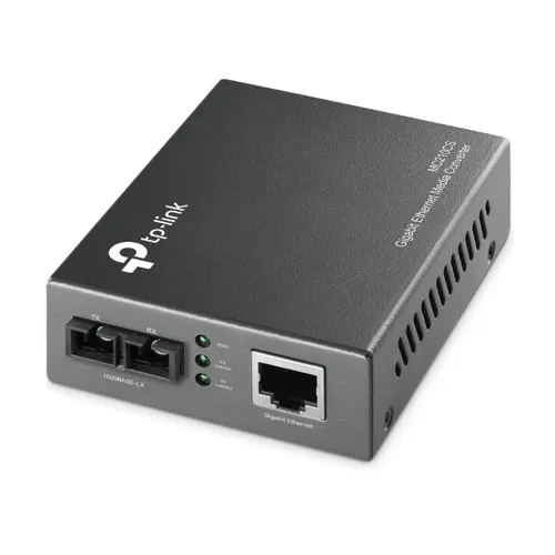 TP-Link Omada MC210CS konwerter sieciowy 1000 Mbit/s 1310 nm Pojedynczy Czarny