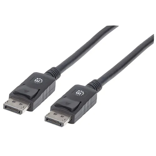 Manhattan 307093 kabel DisplayPort 3 m Czarny