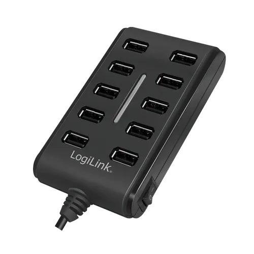 LogiLink UA0125 huby i koncentratory USB 2.0 480 Mbit/s Czarny
