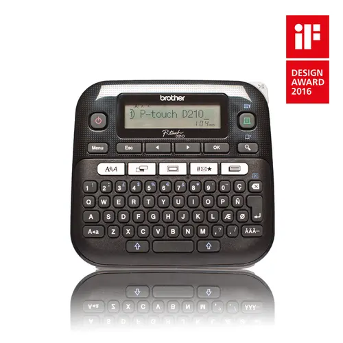 Brother PT-D210 drukarka etykiet Termotransferowy 180 x 180 DPI 20 mm/s QWERTY
