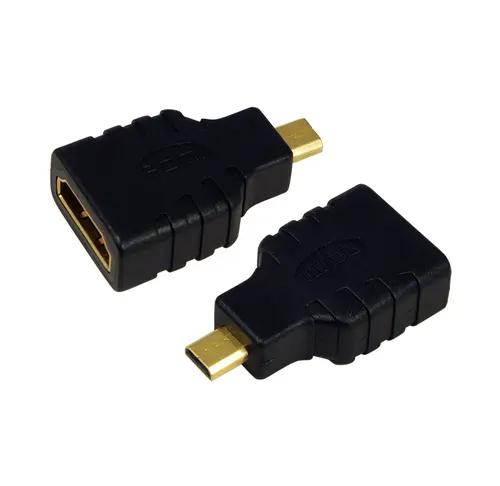 LogiLink AH0010 adapter kablowy HDMI Typu A (Standard) HDMI Typu D (Micro) Czarny