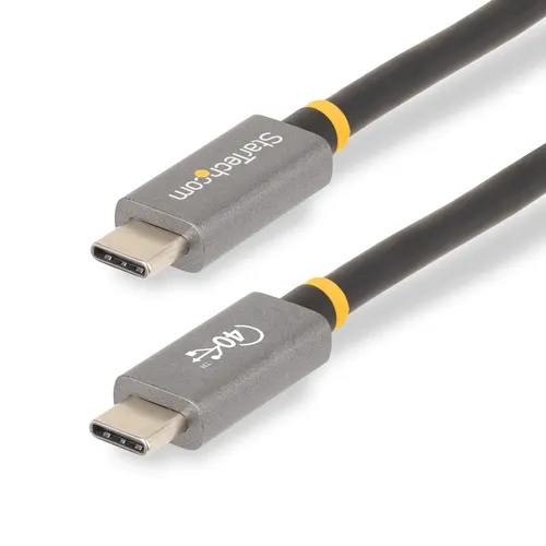 StarTech.com CC1M-40G-USB-CABLE kabel USB USB4 Gen 2x2 1 m USB C 40 Gbit/s 100 W