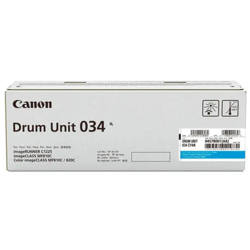 Canon 034 Oryginalny, cyjan