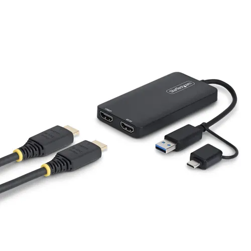 StarTech.com 107B-USB-HDMI-2 zewnętrzna karta graficzna usb 3840 x 2160 px