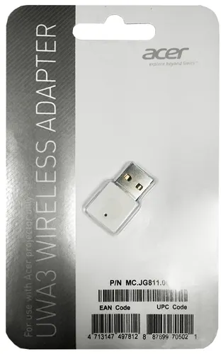 Acer UWA3 USB Wi-Fi USB Wi-Fi adapter, biały
