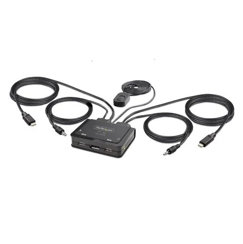 StarTech.com C2-D46-UC2-CBL-KVM przełącznik KVM Czarny