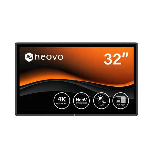 AG Neovo QX3202 ekran do monitoringu Monitor CCTV 81,3 cm (32") 3840 x 2160 px