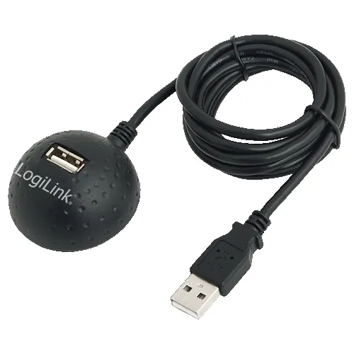 LogiLink CU0013B kabel USB Czarny