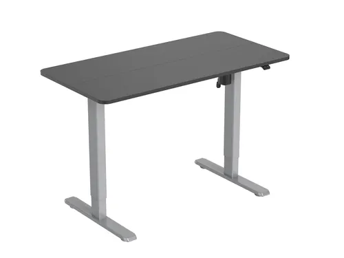 Equip 650811 biurko komputerowe Czarny, Szary