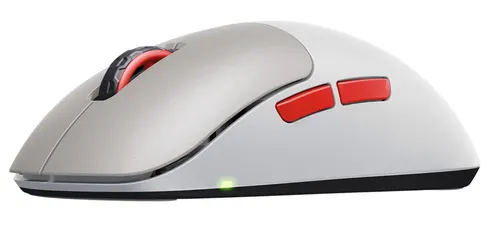 CHERRY XTRFY M8 Wireless myszka Gaming Dla praworęcznych RF Wireless + USB Type-C Optyczny 26000 DPI, beżowy (Retro)