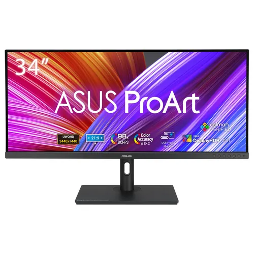 ASUS ProArt PA348CGV monitor komputerowy 86,4 cm (34") 3440 x 1440 px UltraWide Quad HD Czarny