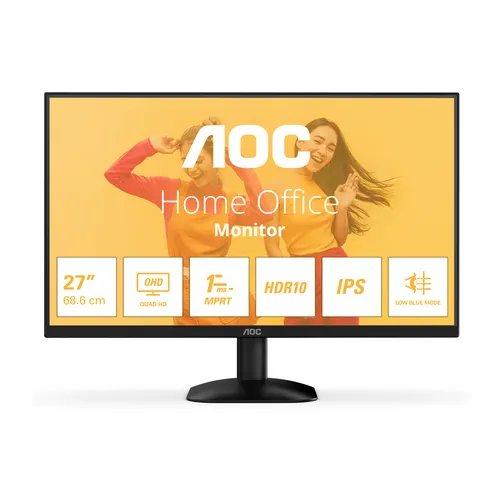 AOC B3 Q27B35E monitor komputerowy 68,6 cm (27") 2560 x 1440 px Quad HD LED Czarny
