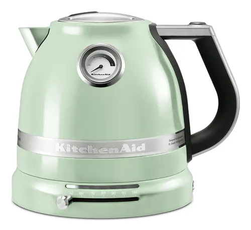 KitchenAid 5KEK1522EPT czajnik elektryczny 1,5 l 2400 W Czarny, Zielony, Stal nierdzewna